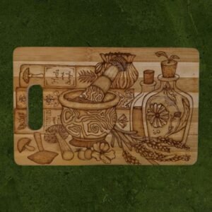 Herbalism cutting board
