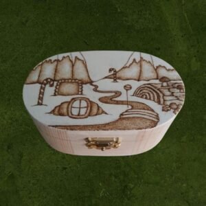 Christmas sweets'land wooden box