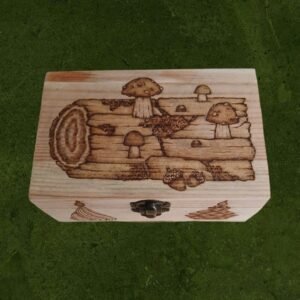 Bûche de Noël wooden box